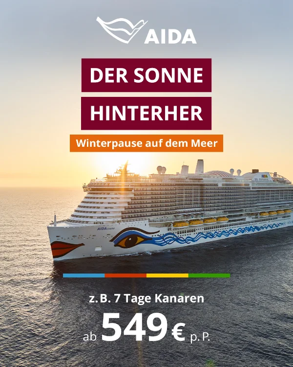 AIDA: Winterpause auf dem Meer